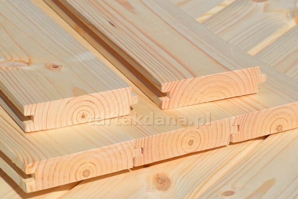 Profil pióro-wpust deski podłogowej